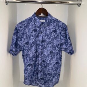 Tommy Bahama Blue Floral Men's Small Shirt